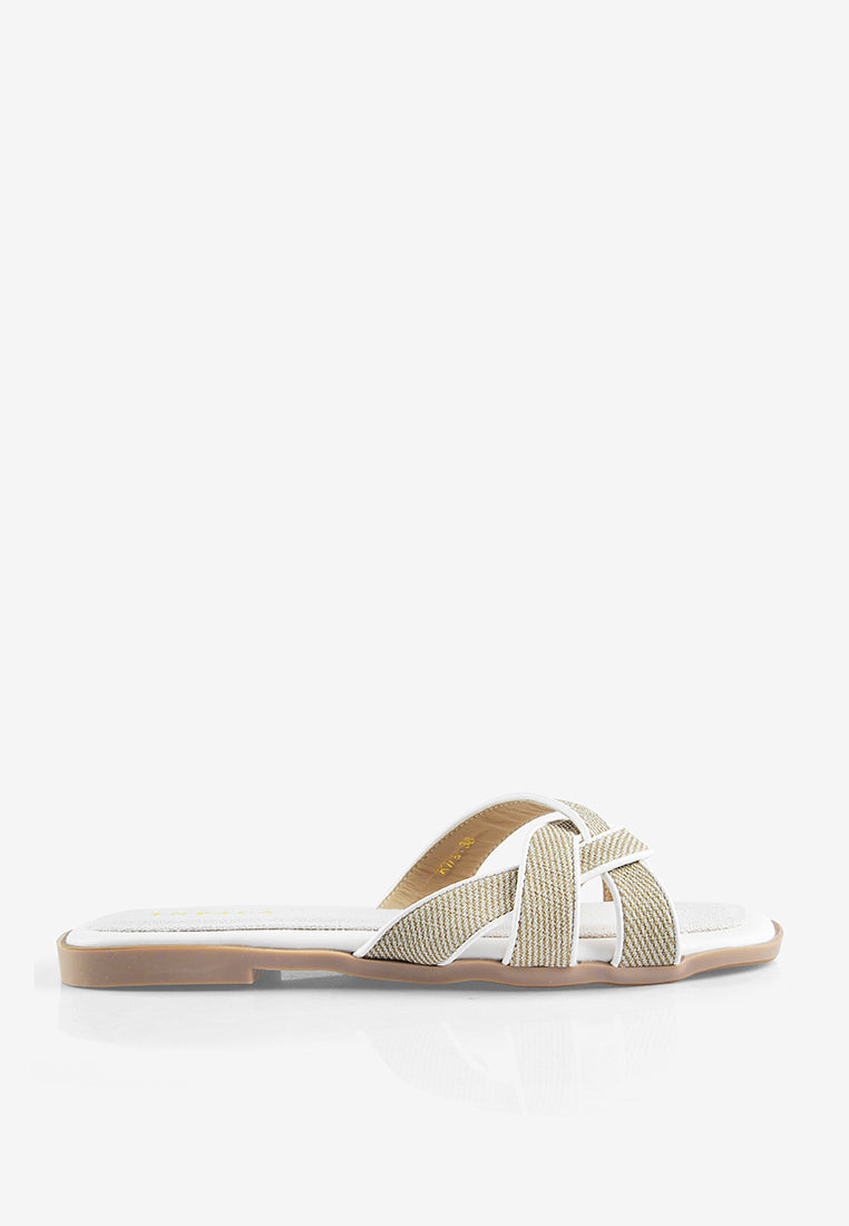 Kira Sandals in Beige