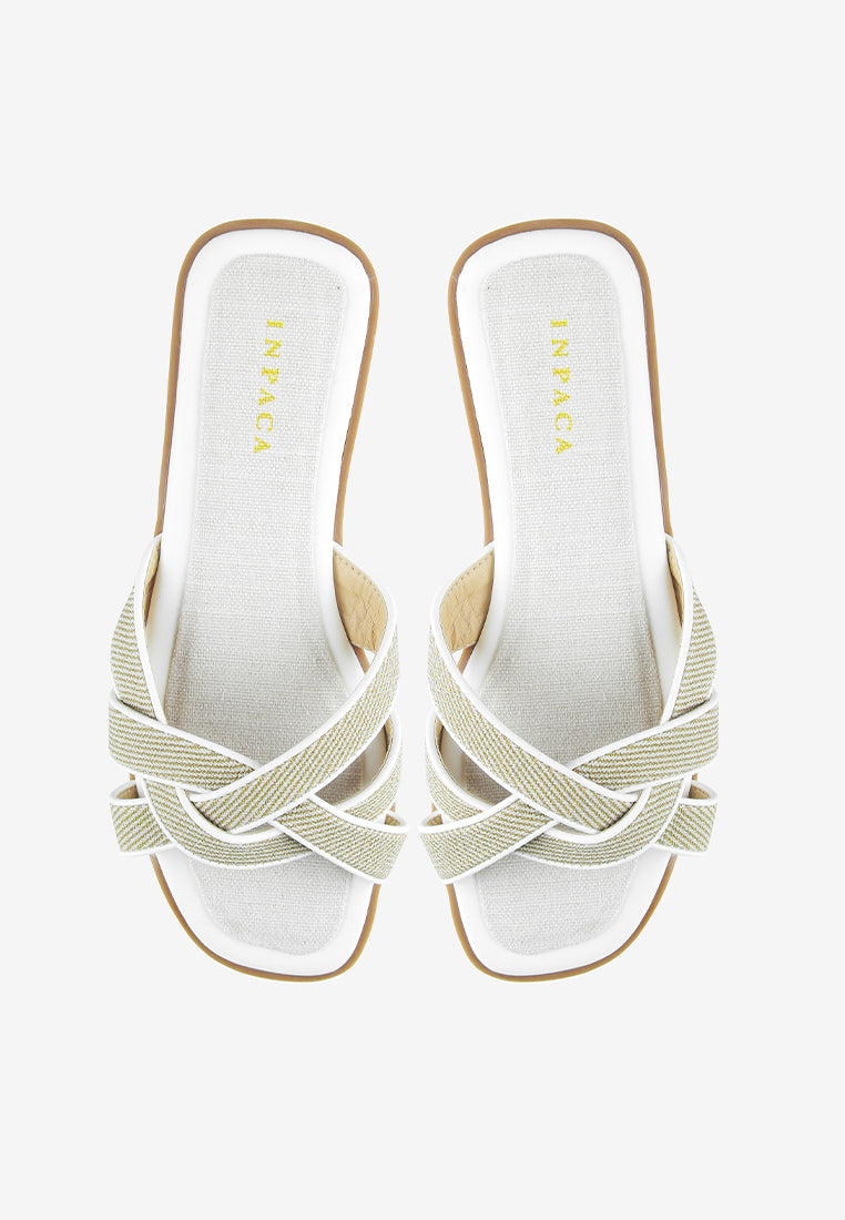Kira Sandals in Beige
