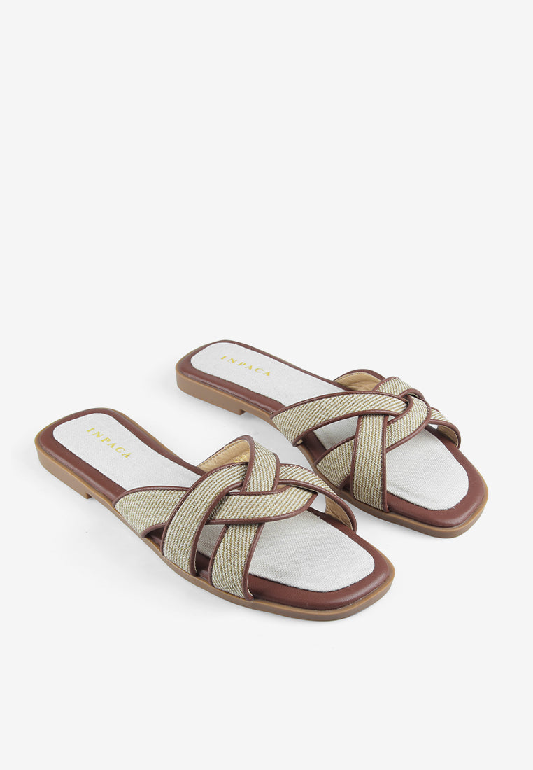 Kira Sandals in Camel
