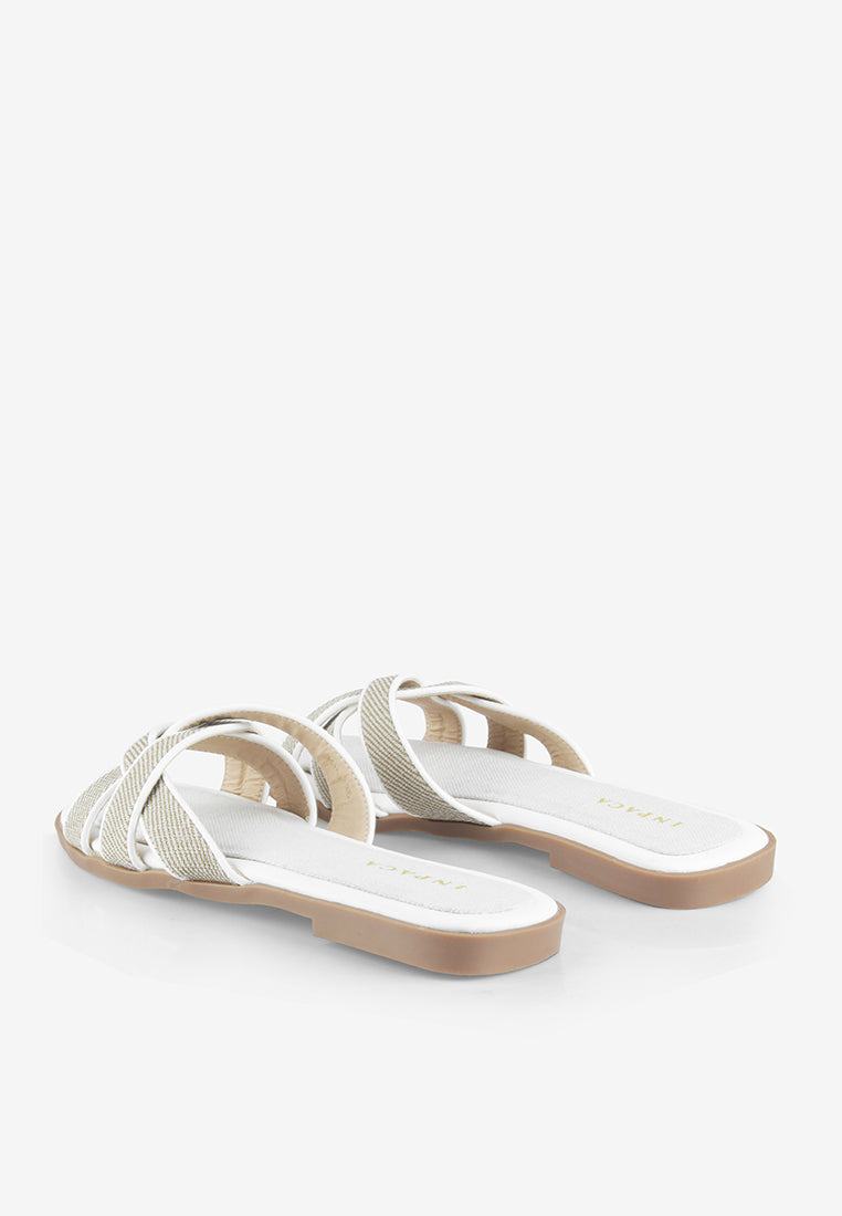 Kira Sandals in Beige