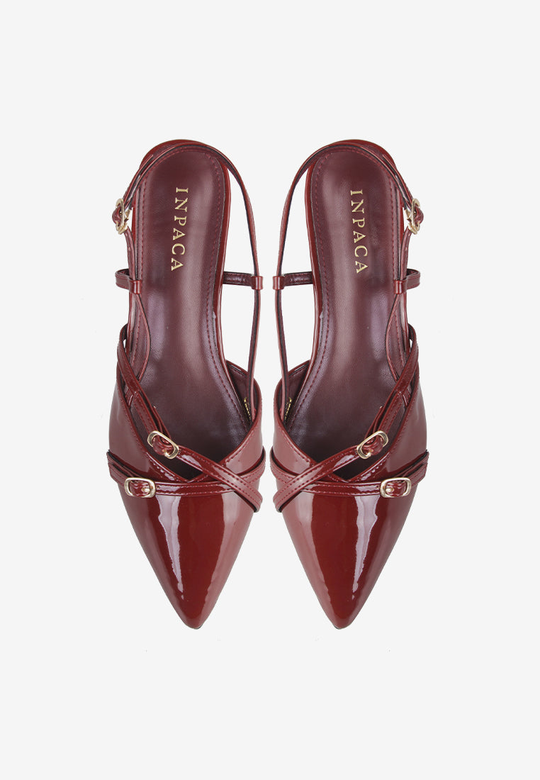 Celine in Maroon