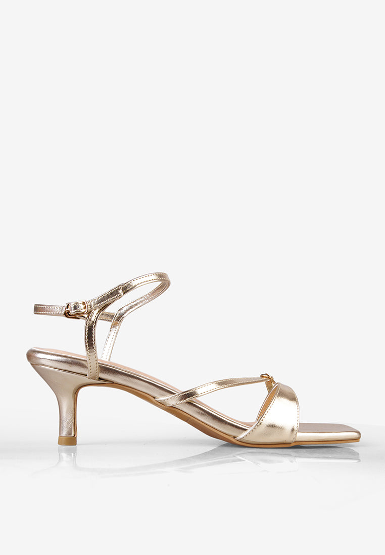 Calula Heels in Gold