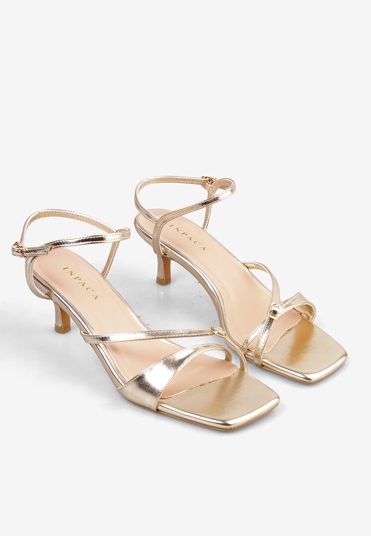 Calula Heels in Gold