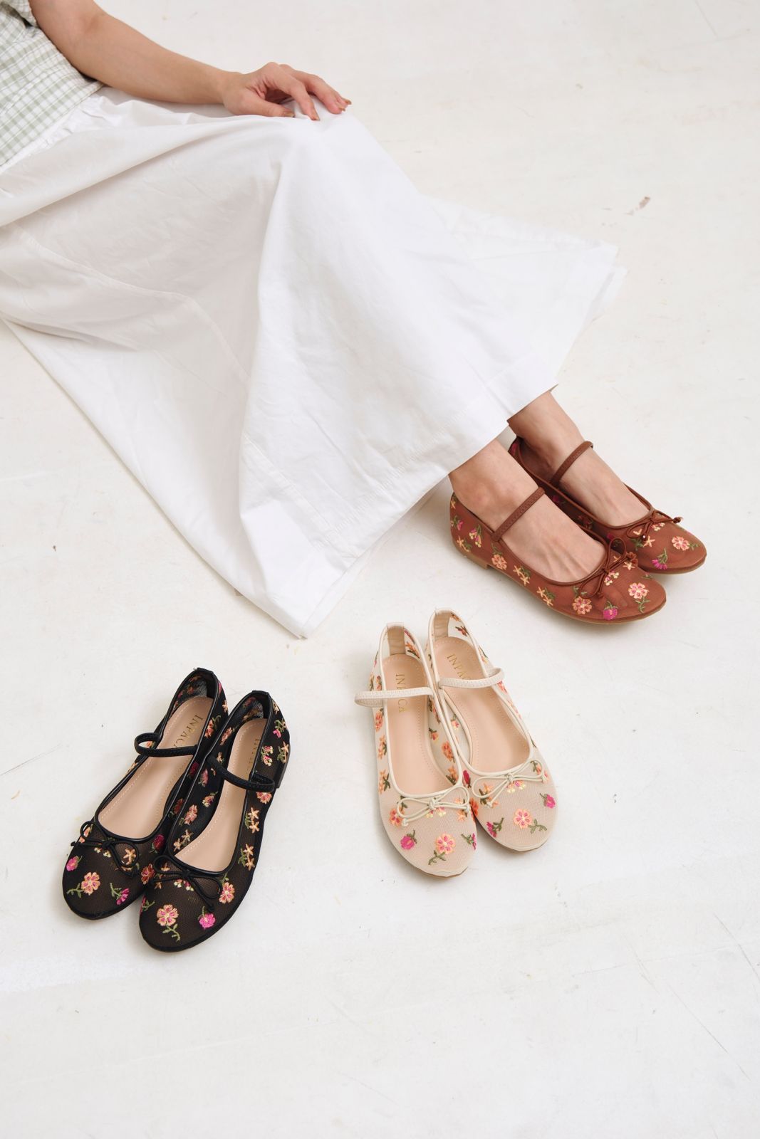 Lyla Flatshoes in Brown