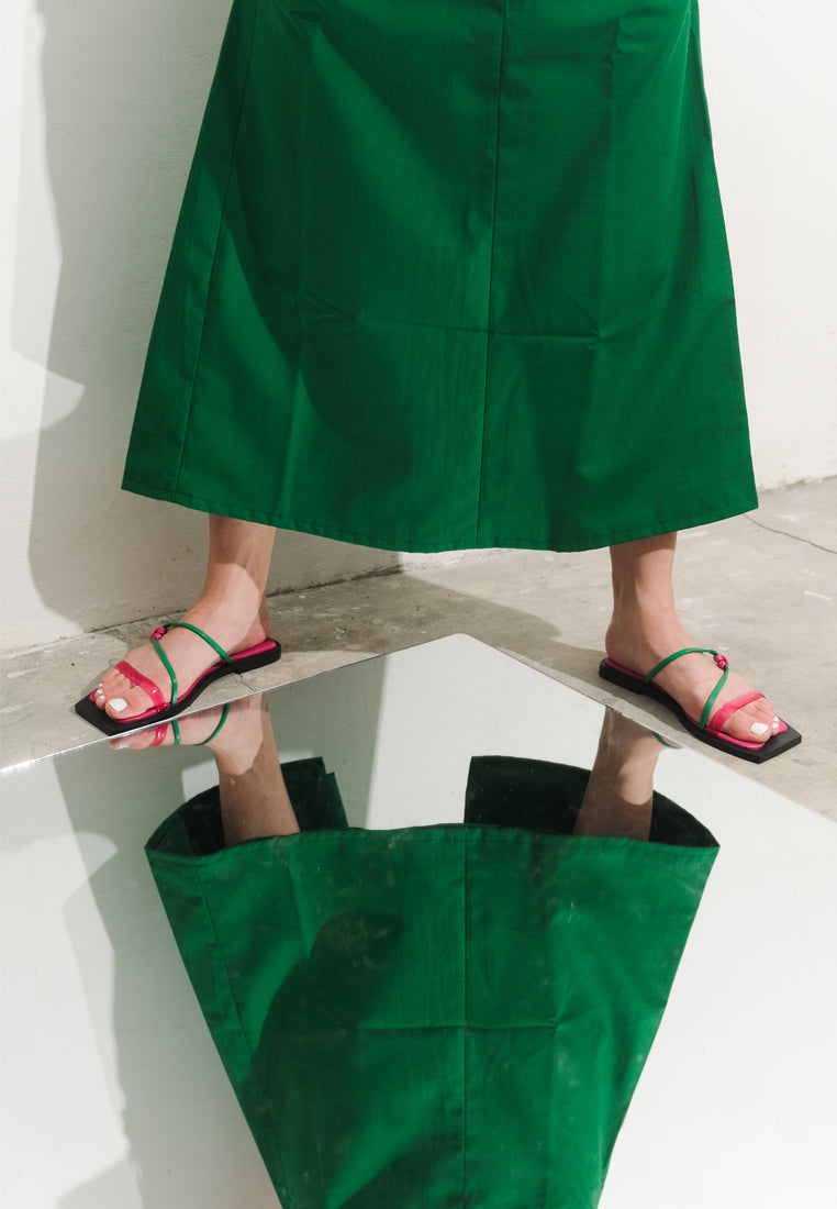 Flint in Fuschia Green