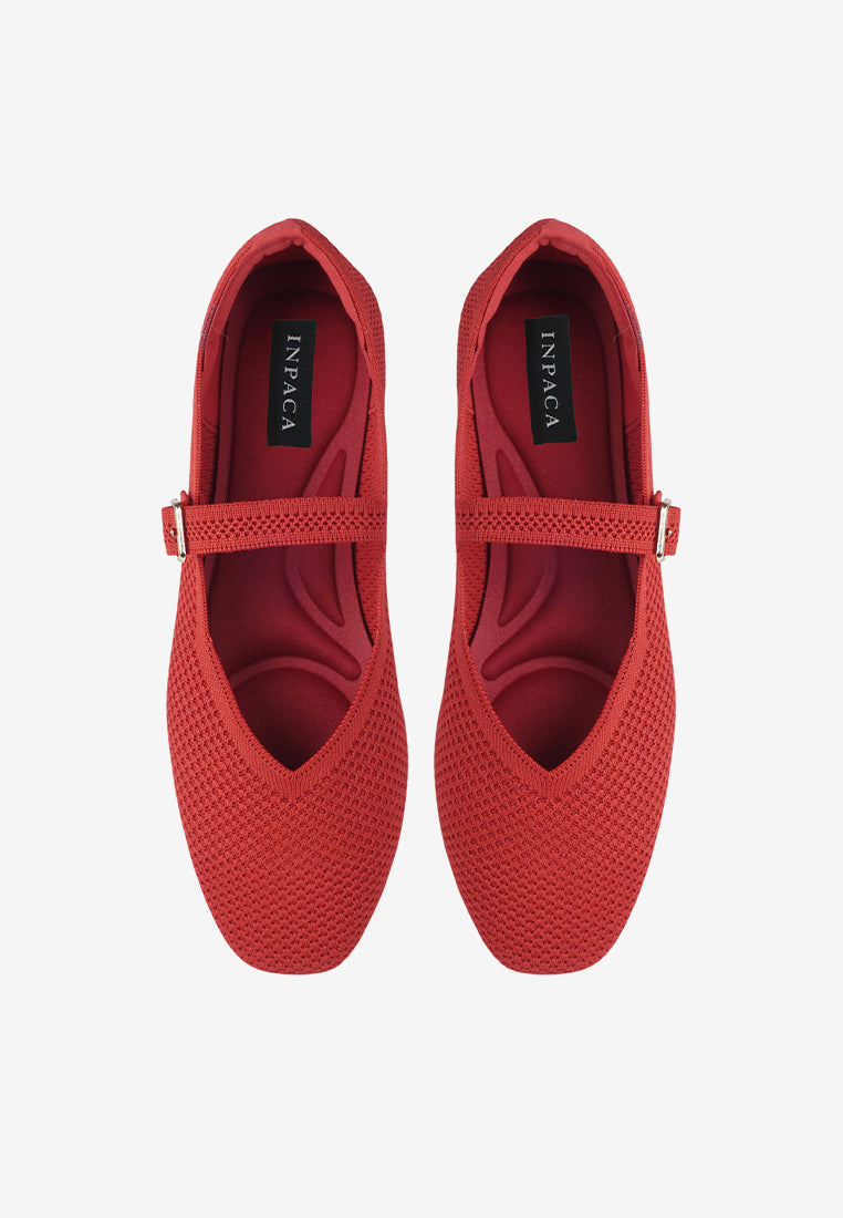 Maia Flatshoes in Red