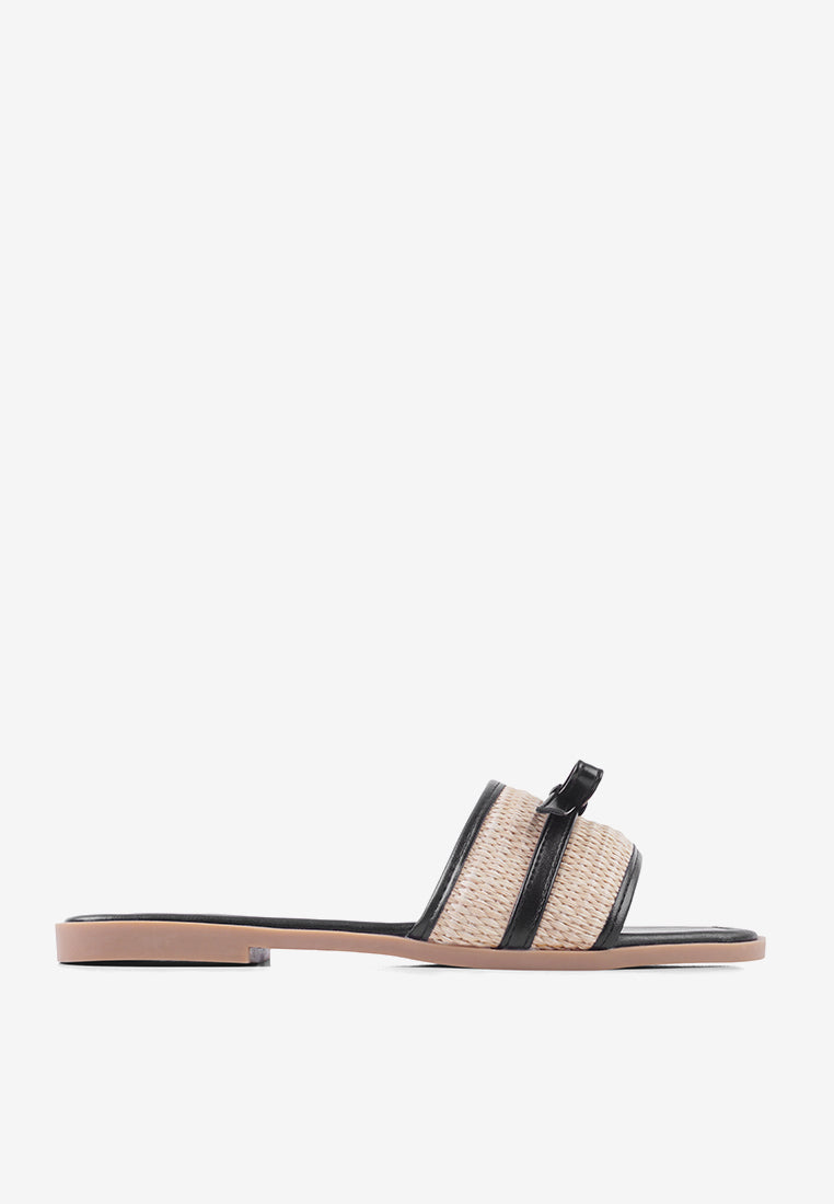 Panama Sandals in Black