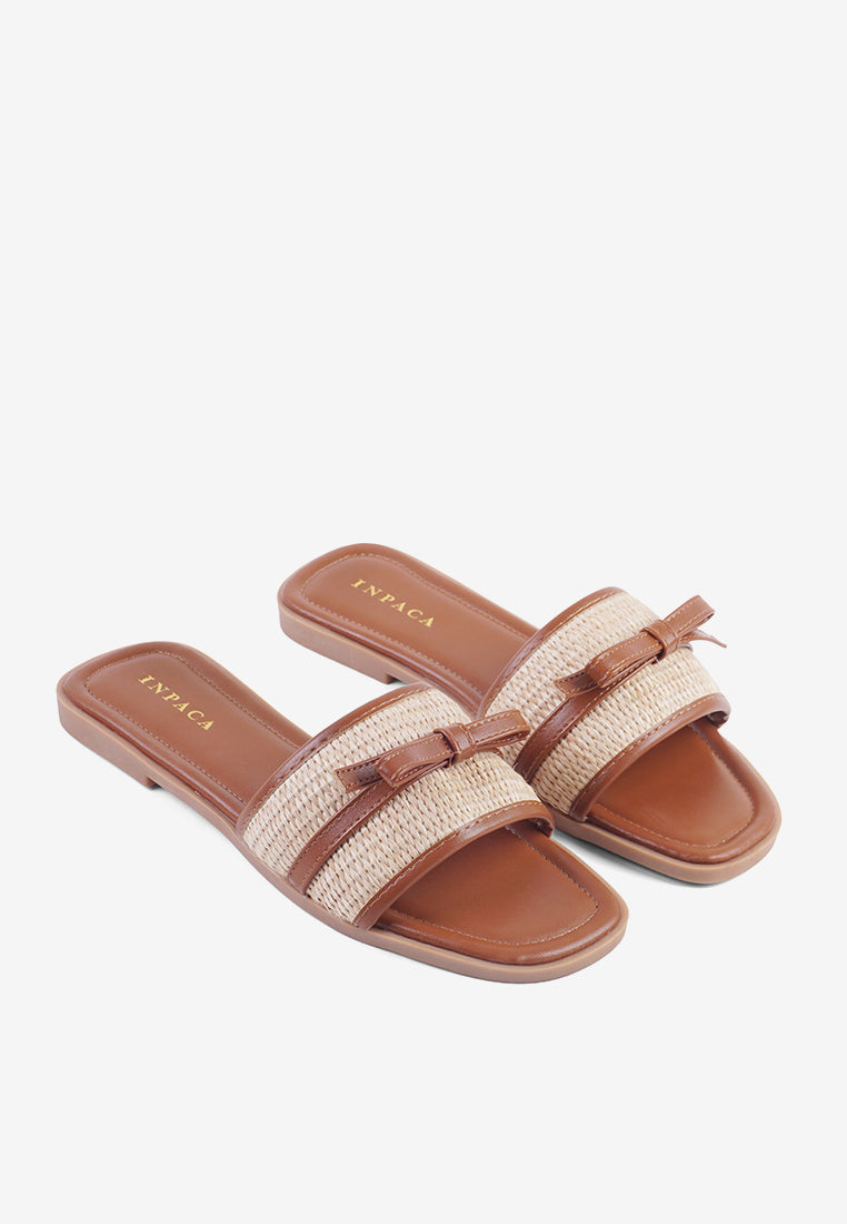 Panama Sandals in Camel