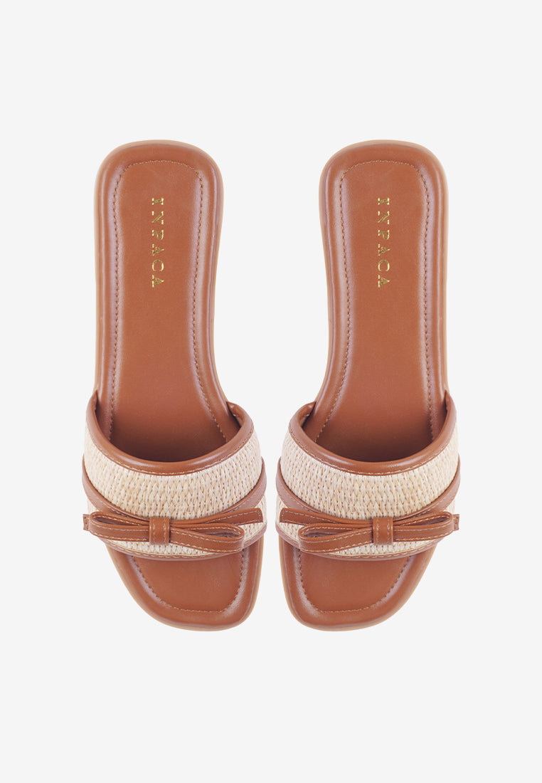 Panama Sandals in Camel