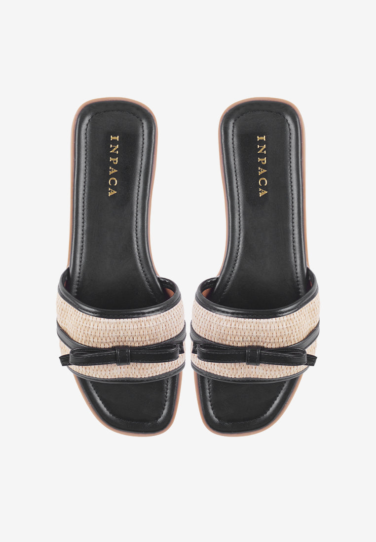 Panama Sandals in Black