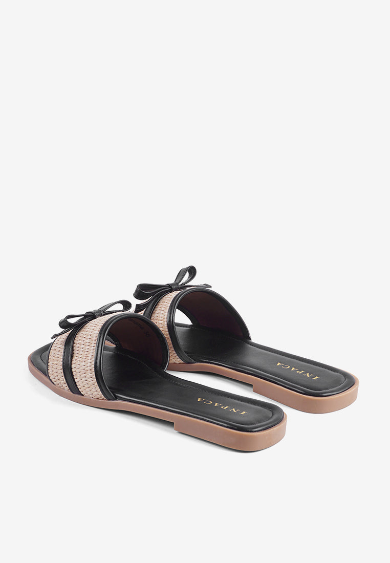 Panama Sandals in Black