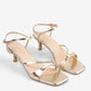 Calula Heels in Gold