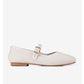 Maia Flatshoes in Cream