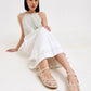 Lyla Flatshoes in Cream