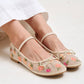 Lyla Flatshoes in Cream