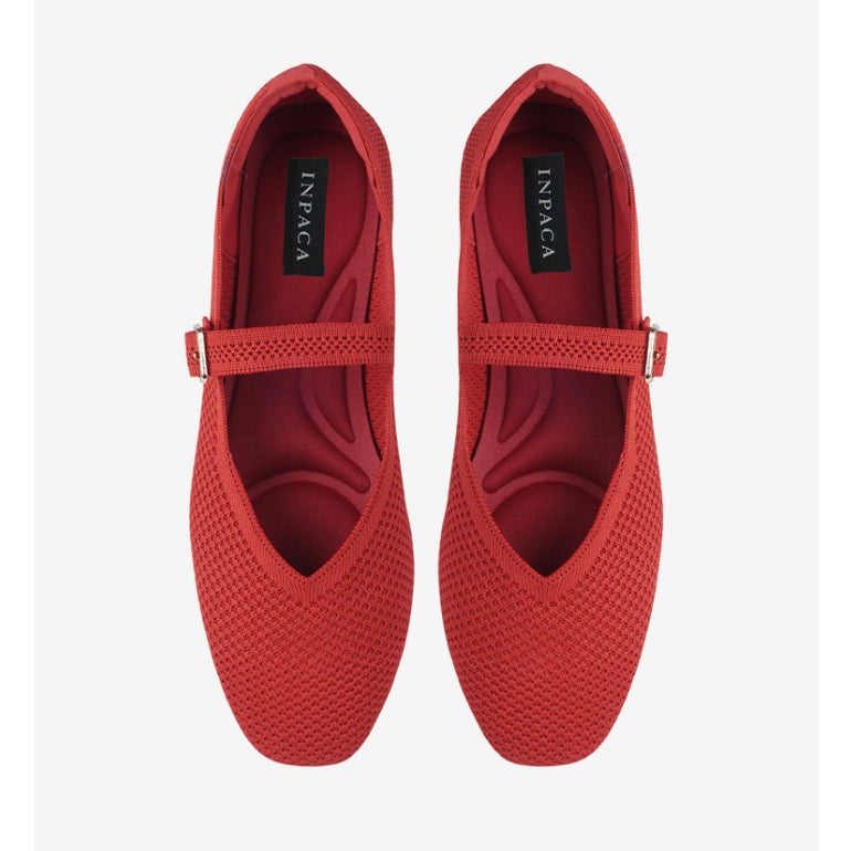Maia Flatshoes in Red