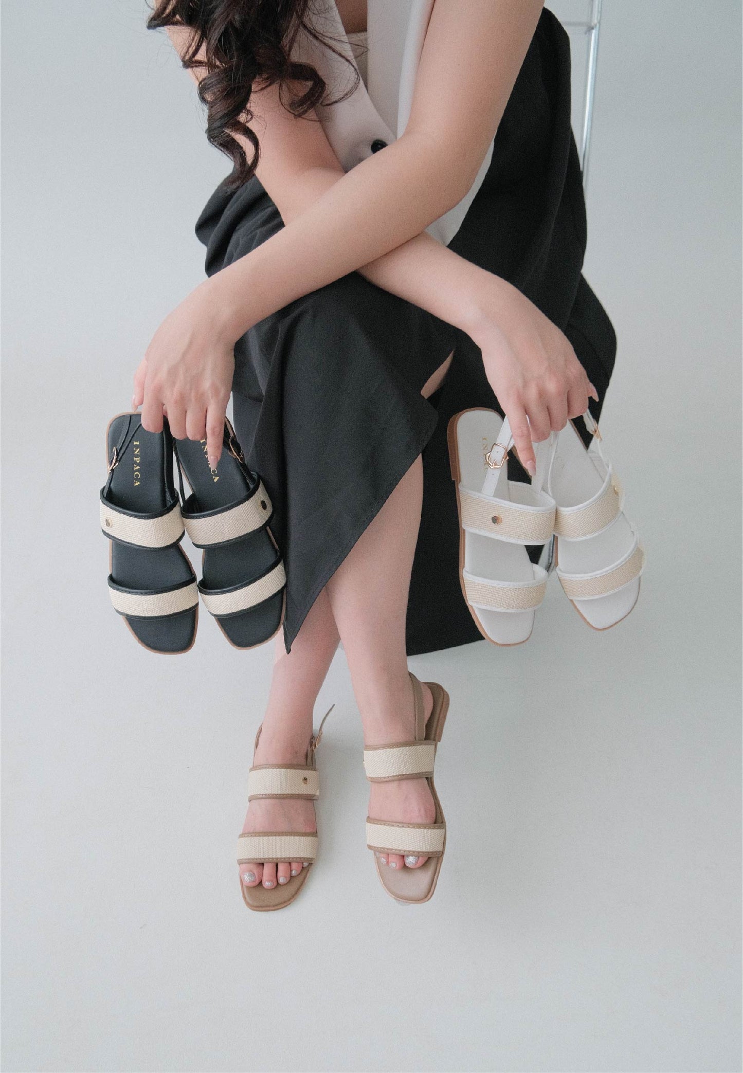 Kai Sandals in Khaki